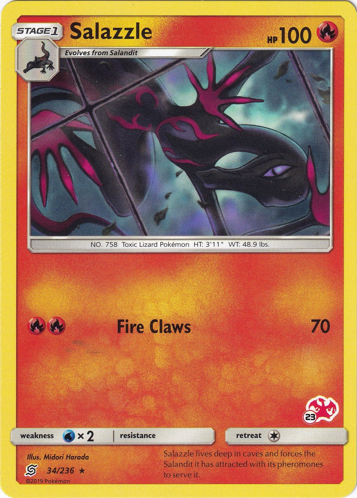 Salazzle - 34/236 (#23 Charizard Stamped)