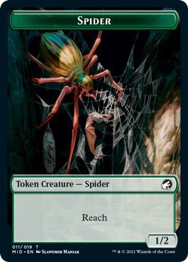 Beast // Spider Double-Sided Token (Back)