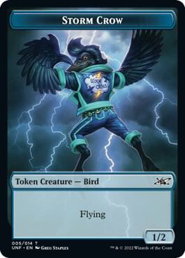Squirrel // Storm Crow Double-sided Token (Back)
