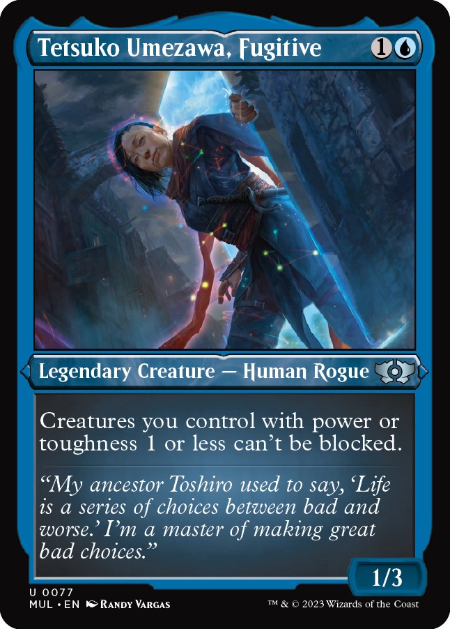 Tetsuko Umezawa, Fugitive (Foil Etched)