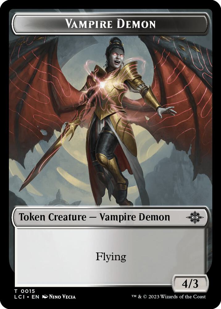 Vampire (0006) // Vampire Demon Double-Sided Token (Back)