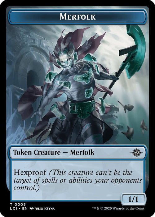 Boar // Merfolk (0005) Double-Sided Token (Back)