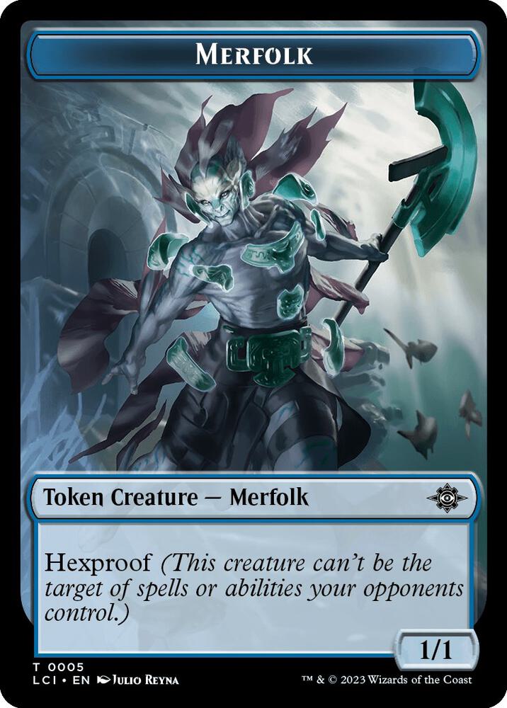 Map // Merfolk (0005) Double-Sided Token (Back)