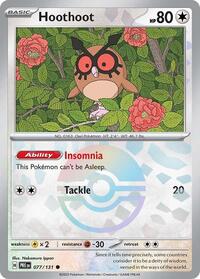 Hoothoot (Poke Ball Pattern)