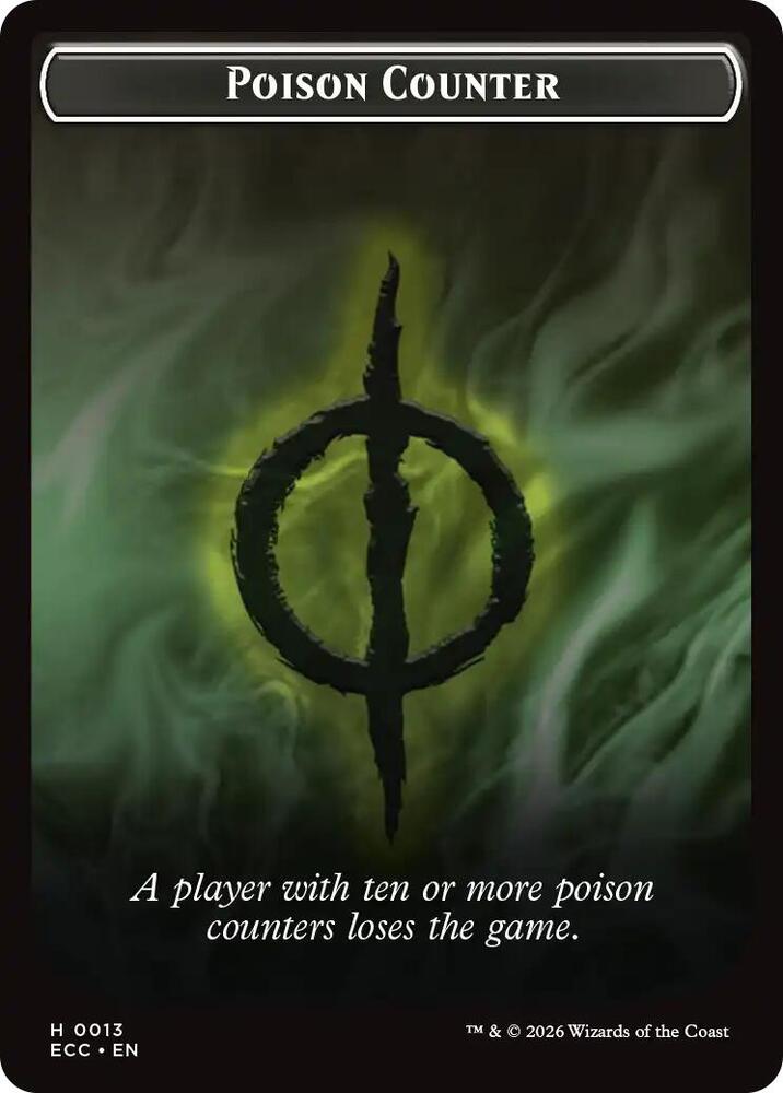Saproling // Poison Counter Double-Sided Token (Back)