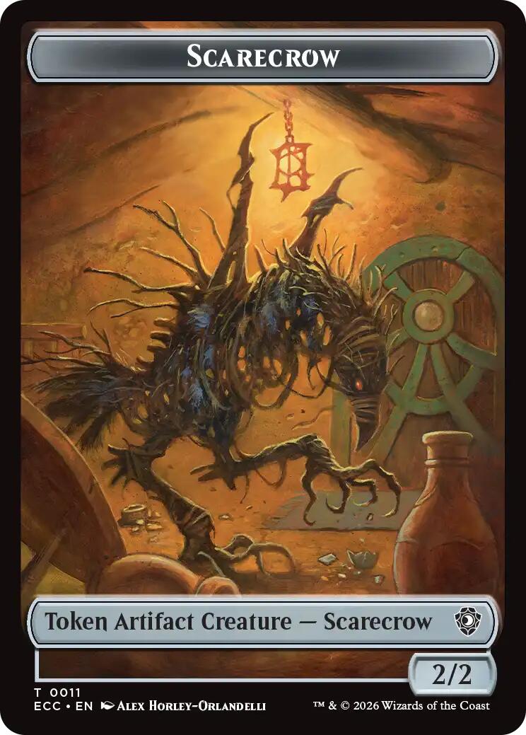 Scarecrow // Treasure Double-Sided Token