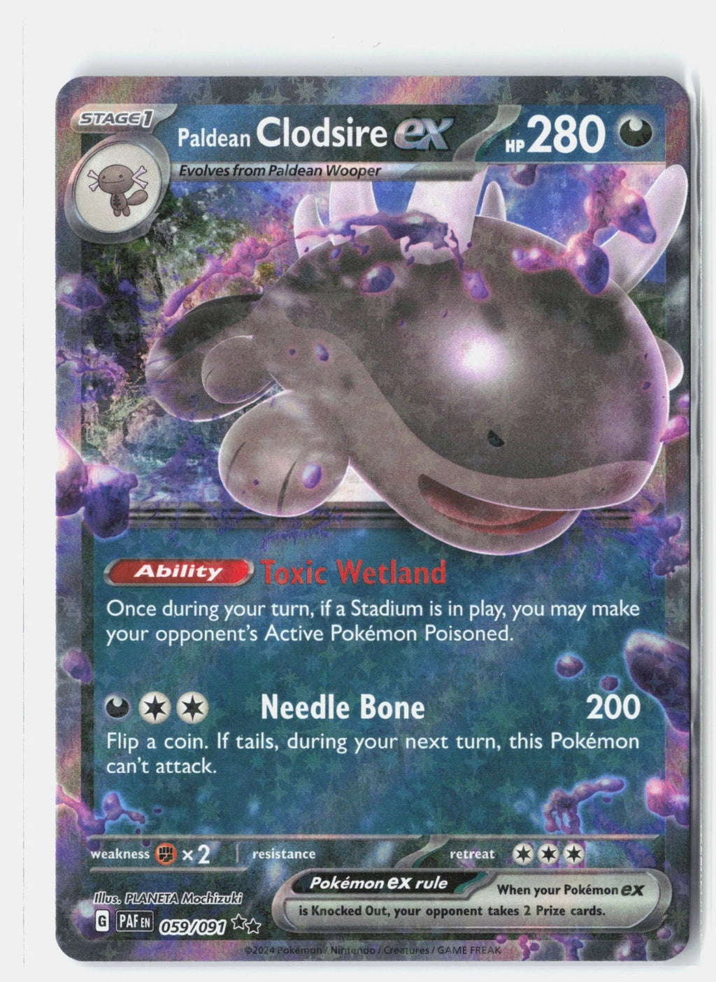 Paldean Clodsire ex - 059/091