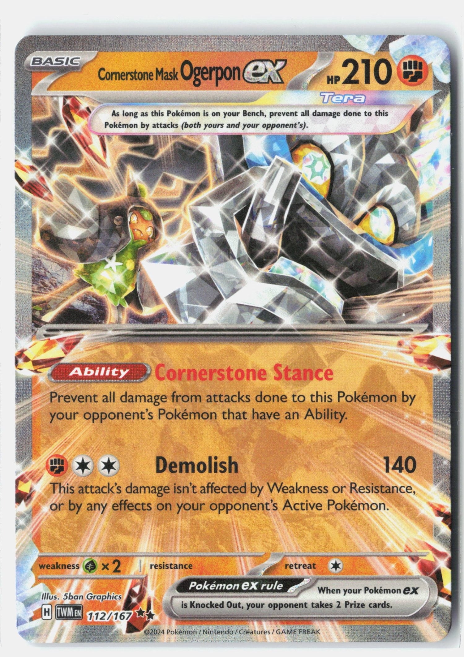 Cornerstone Mask Ogerpon ex - 112/167
