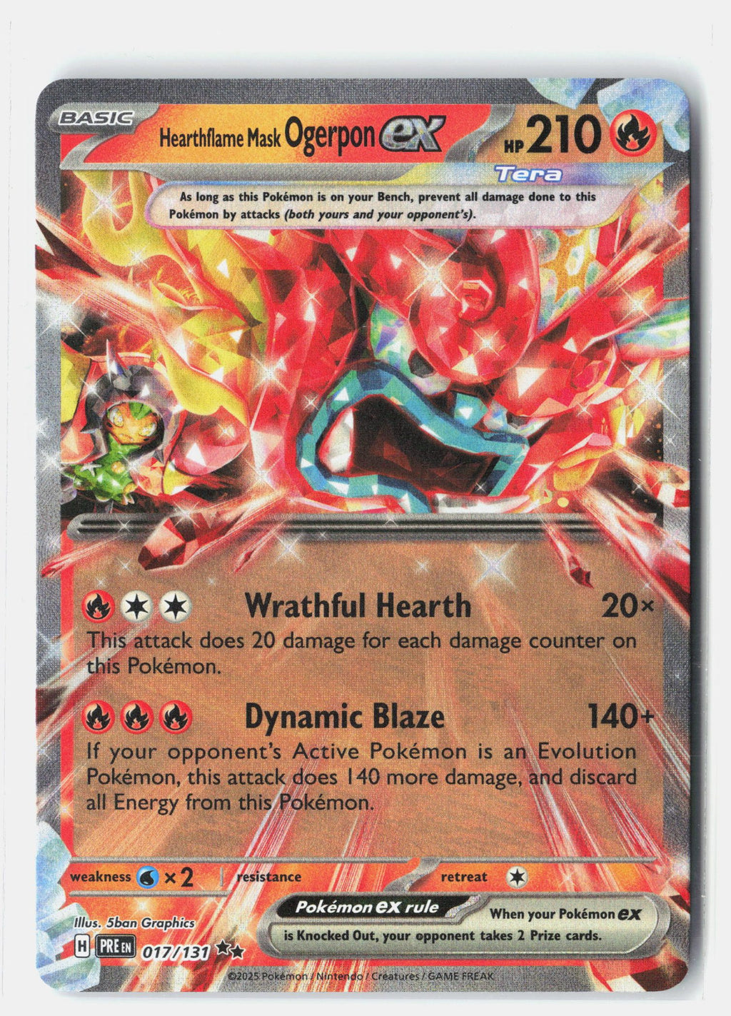 Hearthflame Mask Ogerpon ex - 017/131