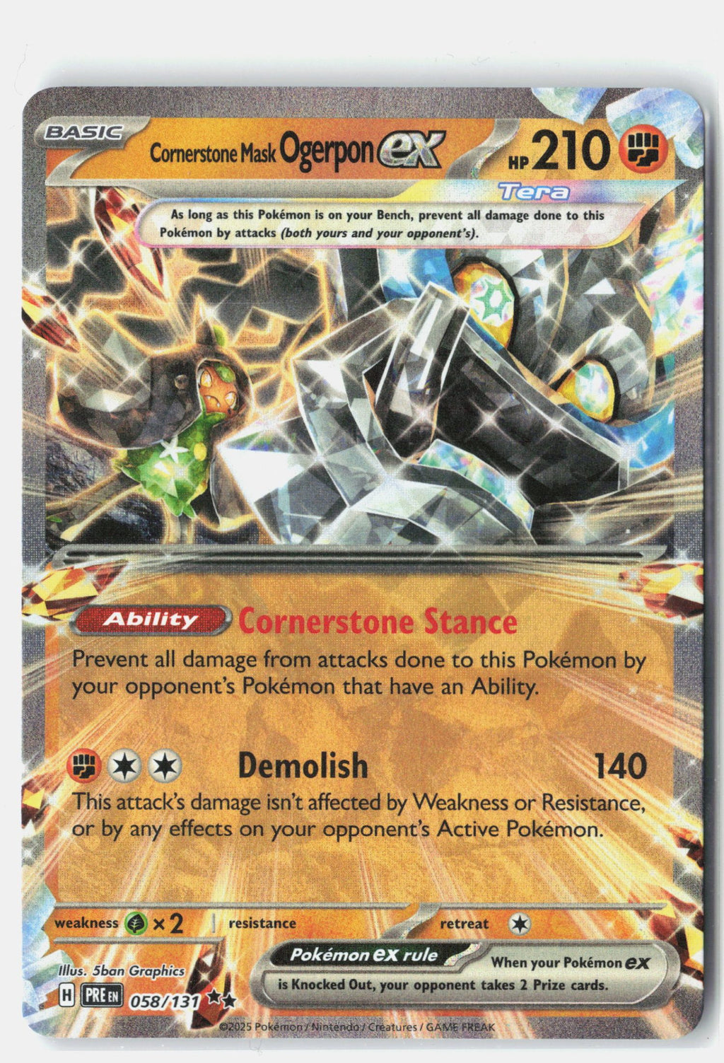 Cornerstone Mask Ogerpon ex - 058/131