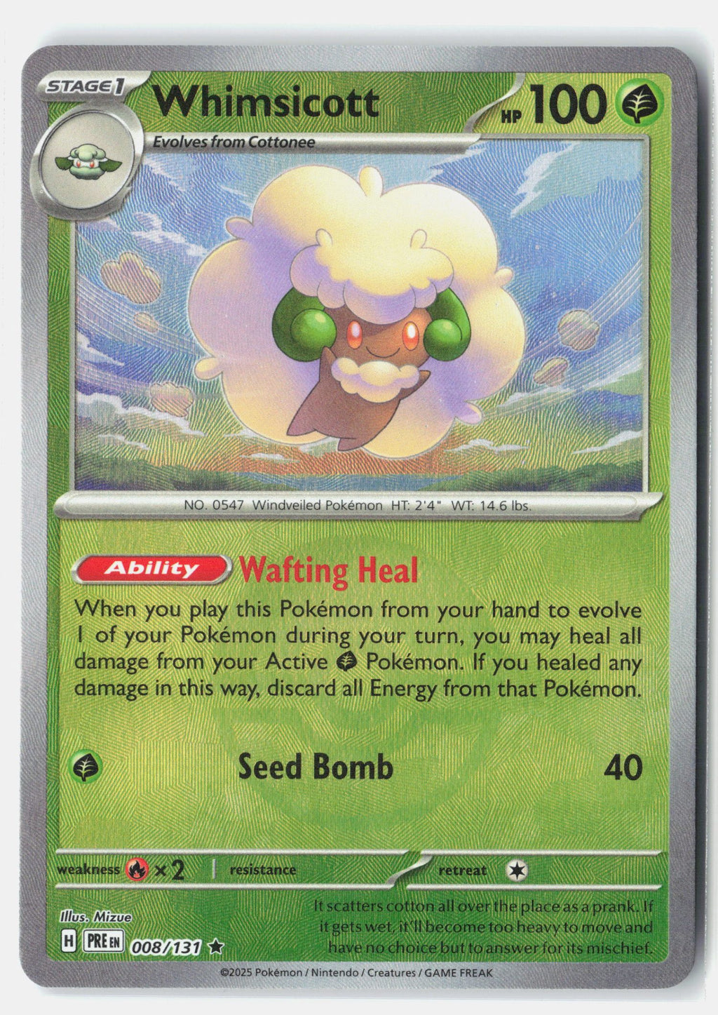 Whimsicott (Poke Ball Pattern)