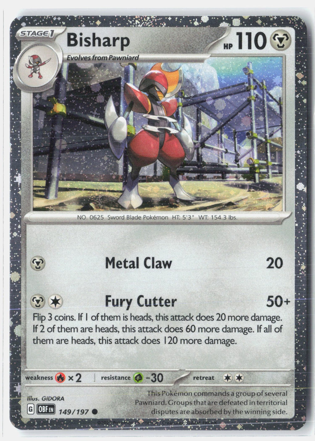 Bisharp - 149/197 (Cosmos Holo)