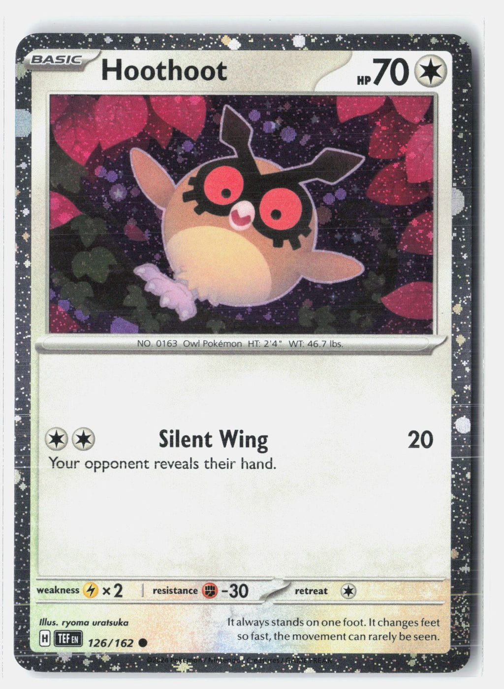 Hoothoot - 126 (Cosmos Holo)