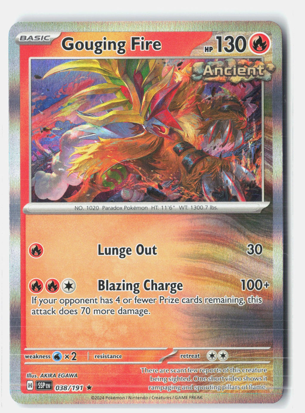 Gouging Fire