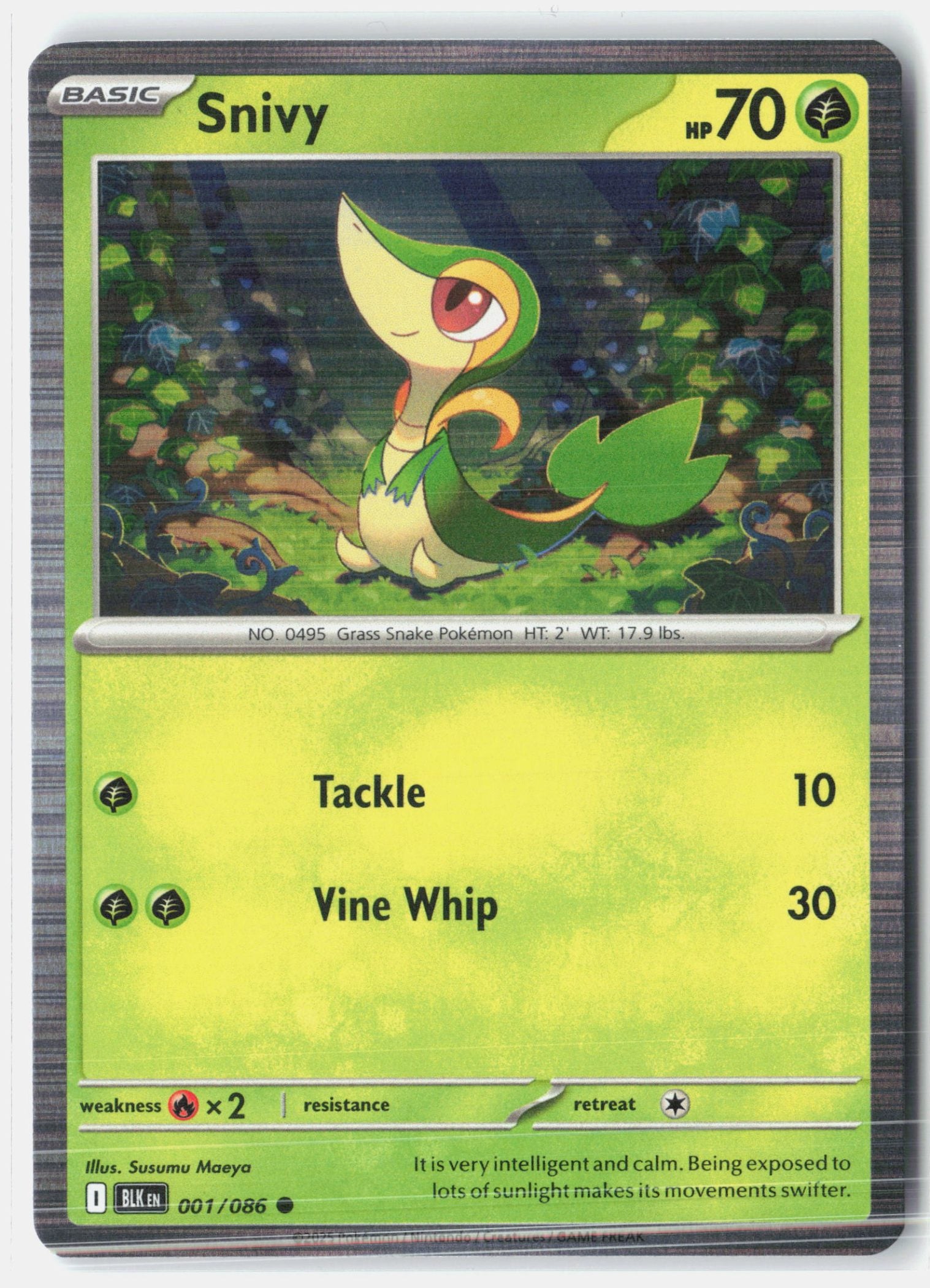 Snivy - 001/086 (Unova Poster Collection)
