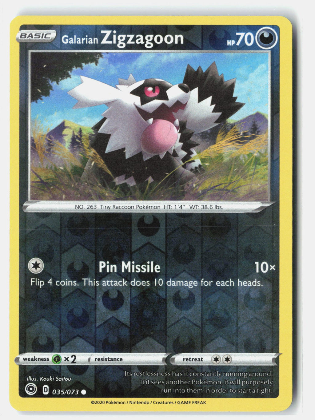 Galarian Zigzagoon