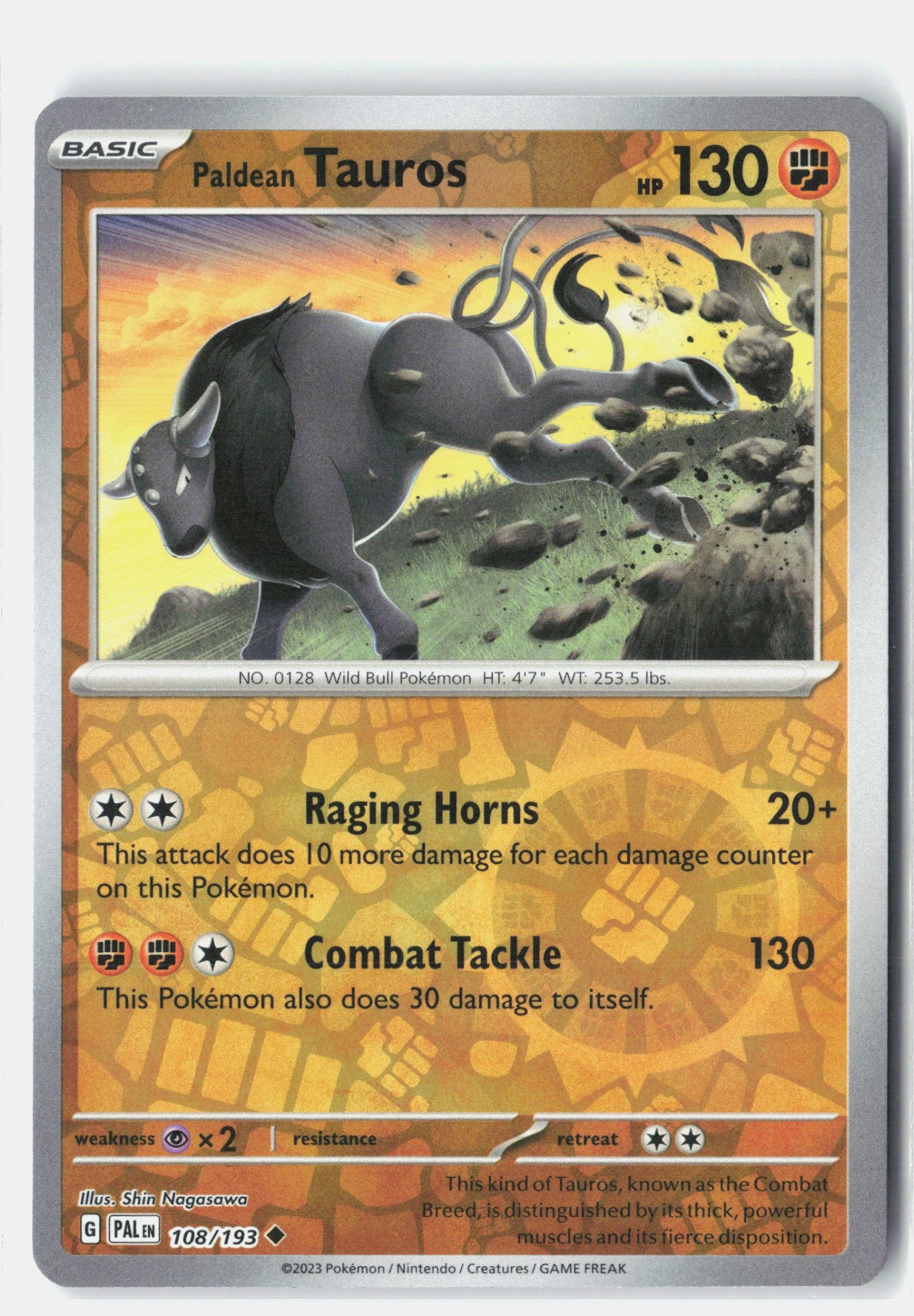 Paldean Tauros - 108/193