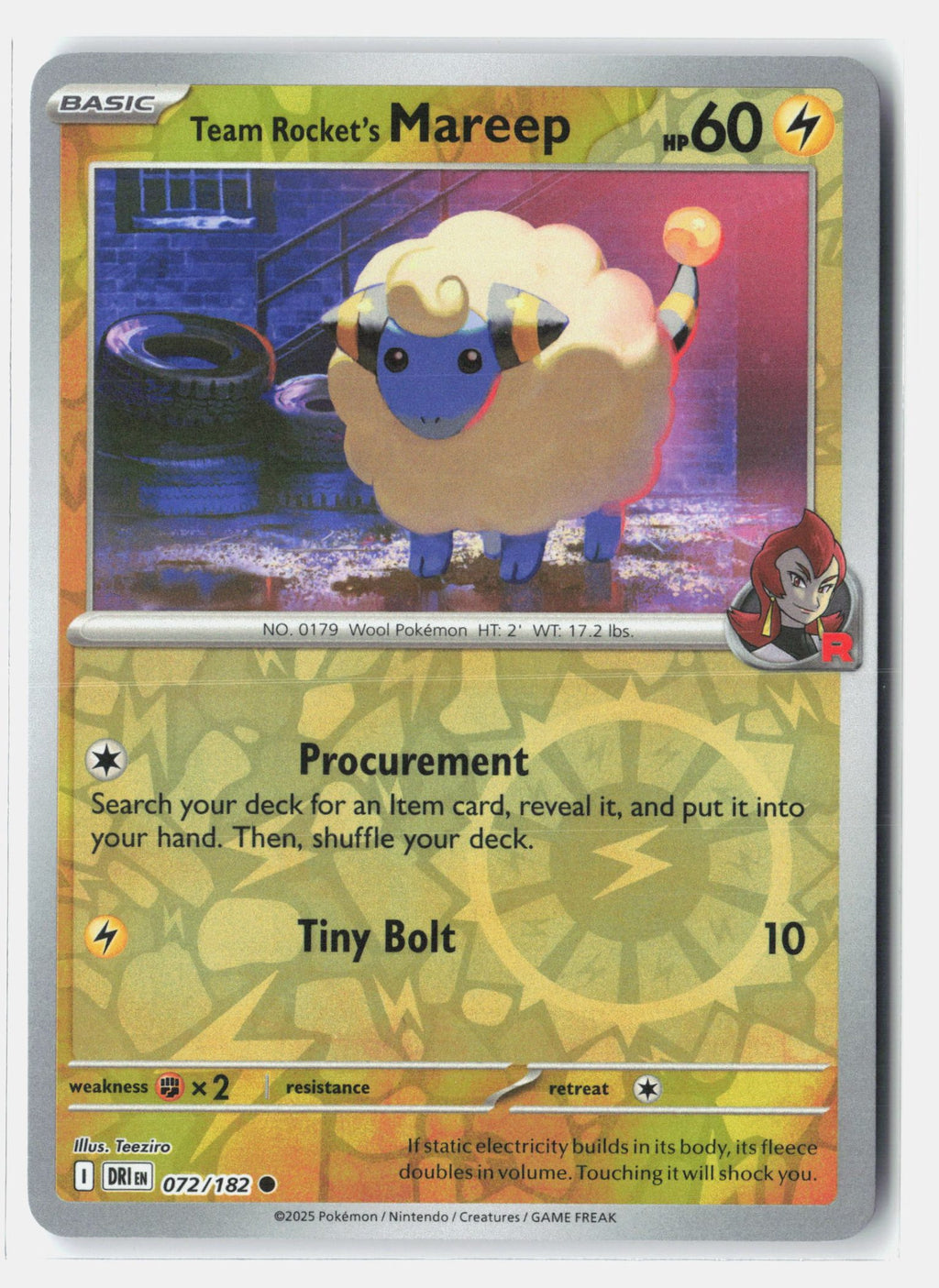 Team Rocket's Mareep