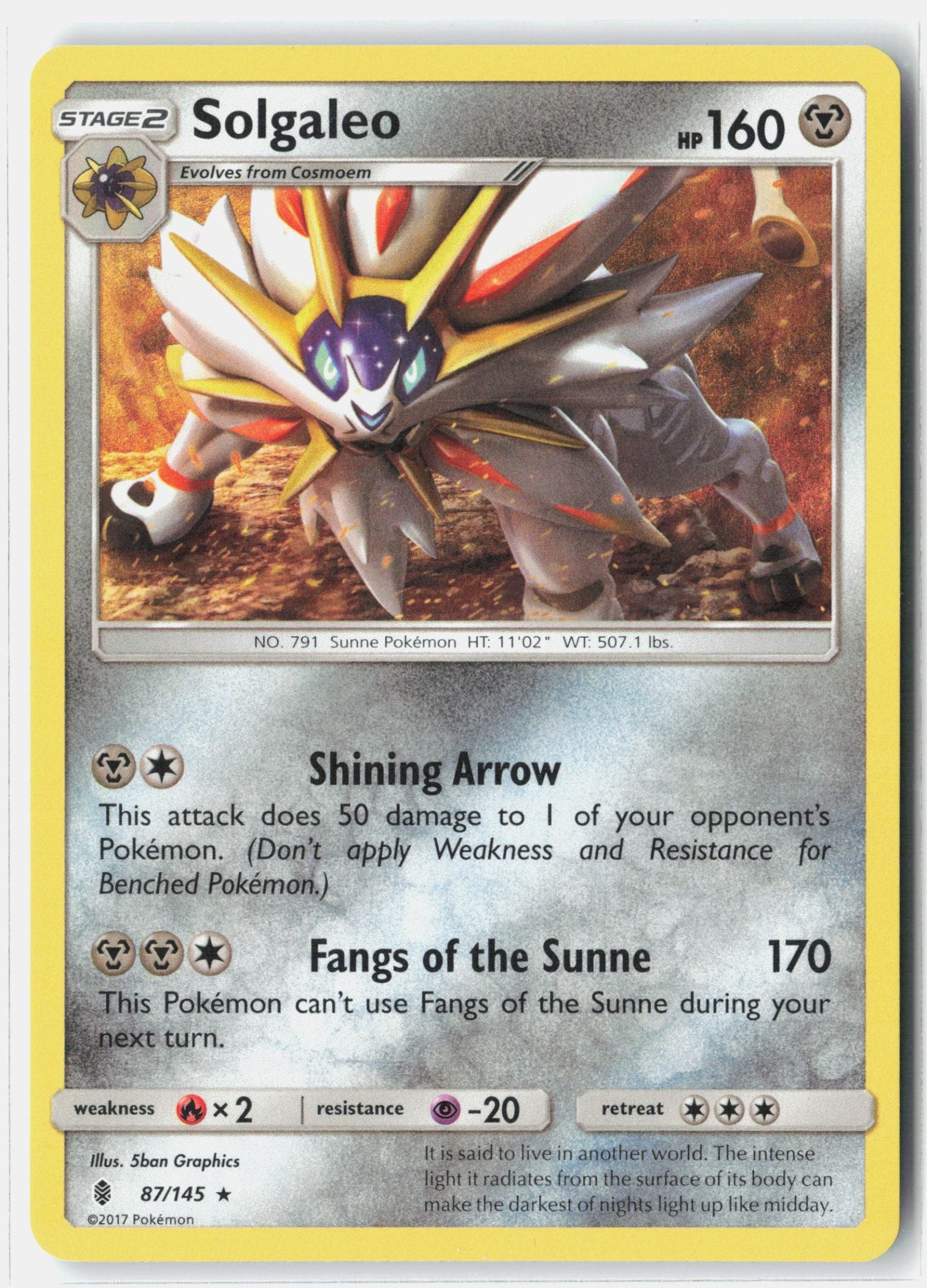 Solgaleo - 87/145 (SM Guardians Rising)