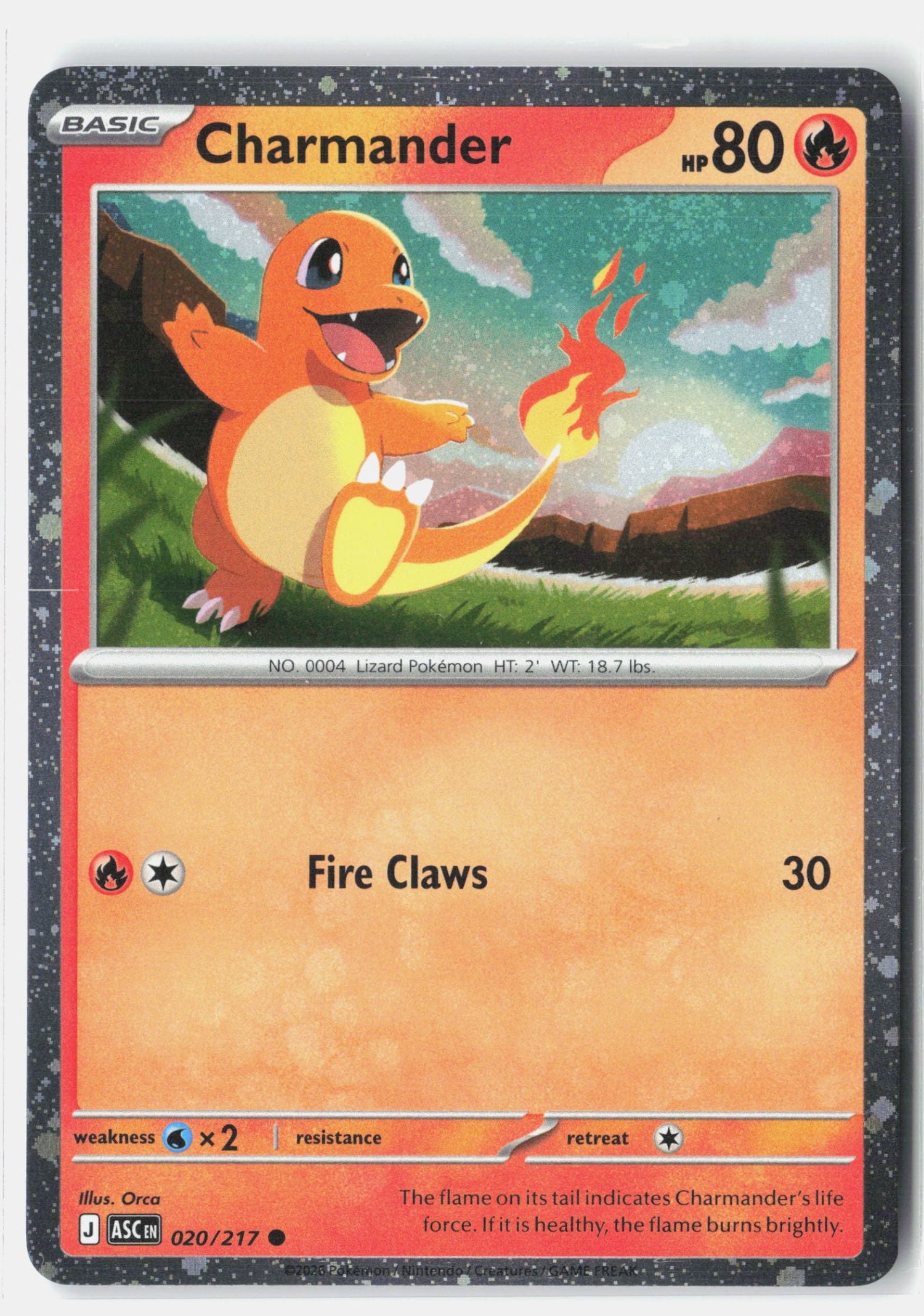Charmander - 020/217 (Cosmos Holo)
