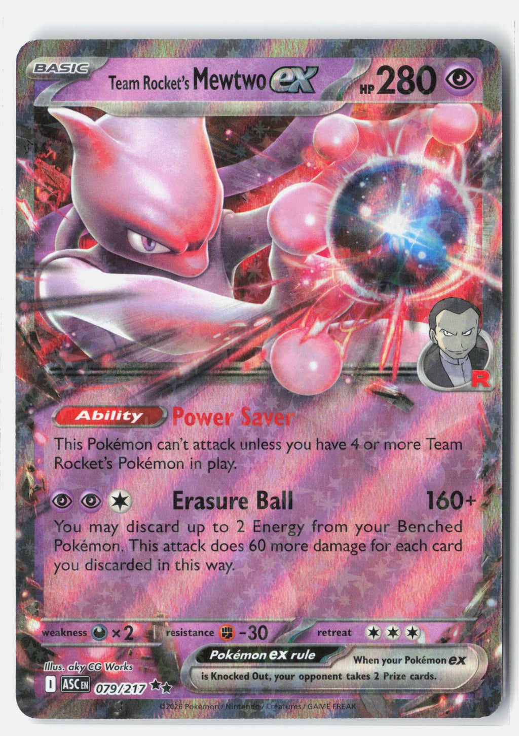 Team Rocket's Mewtwo ex - 079/217