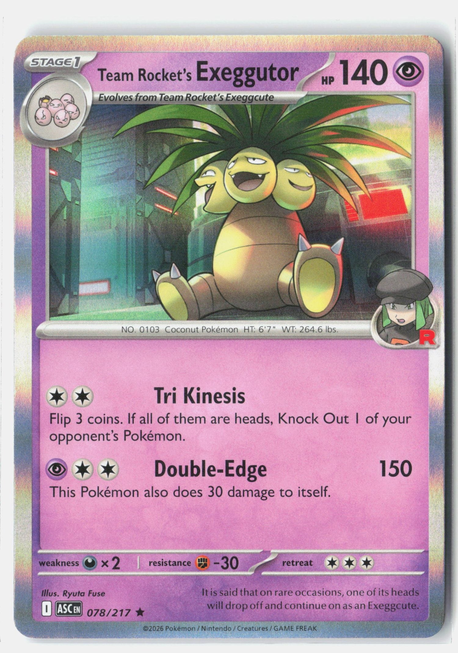 Team Rocket's Exeggutor