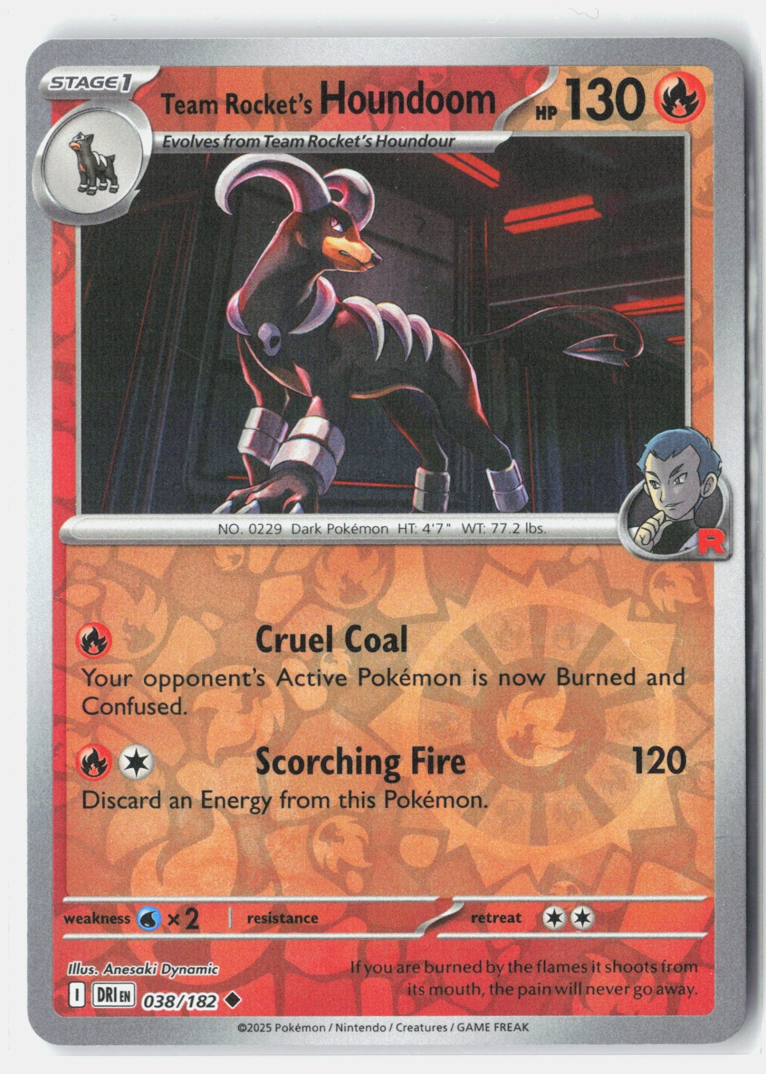 Team Rocket's Houndoom - 038/182