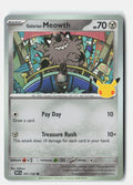 Galarian Meowth - 101/128 | Near Mint