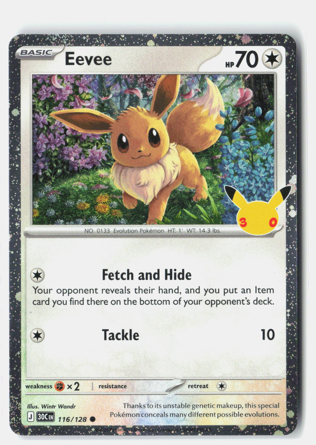 Eevee - 116/128 (30th Celebration)