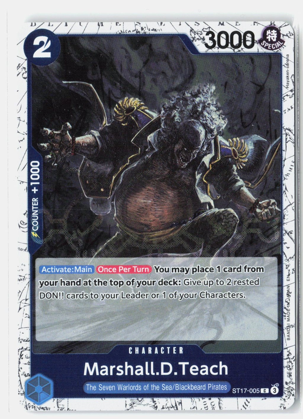 Marshall.D.Teach - ST17-005 (Pirate Foil)