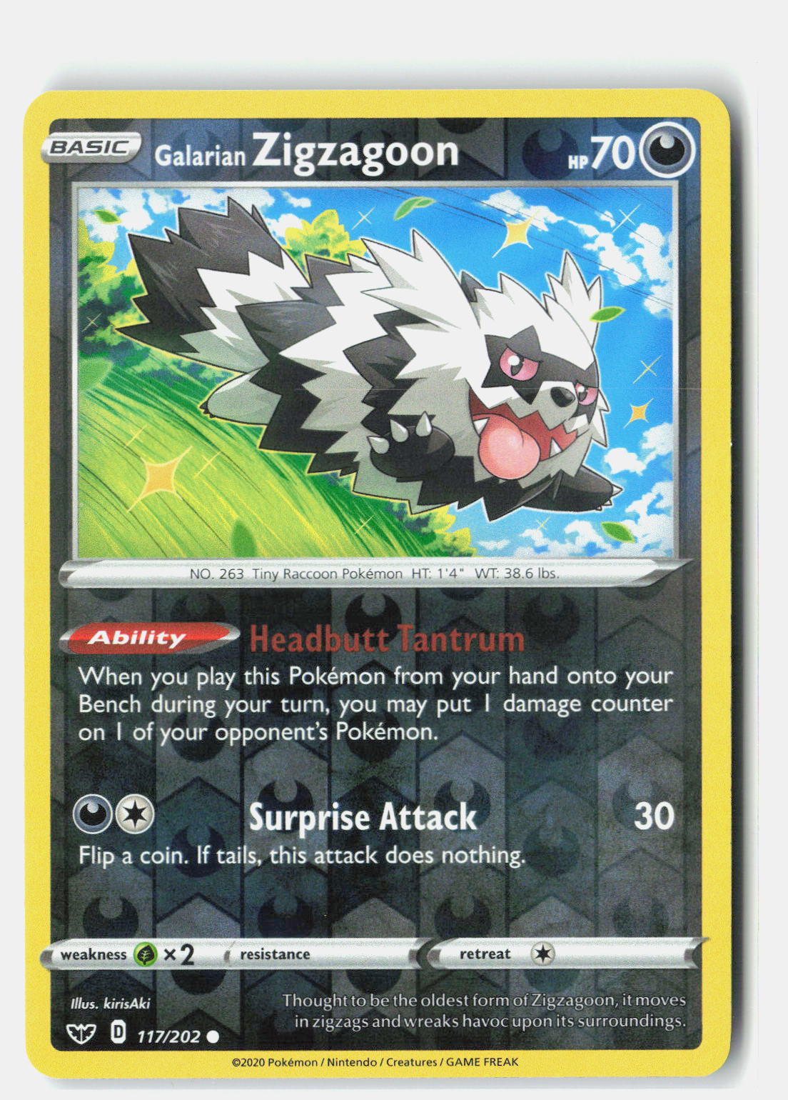 Galarian Zigzagoon
